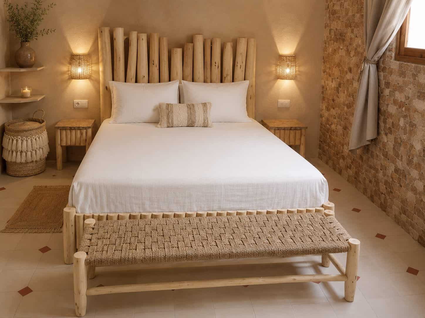 Chambre artisanale chaleureuse ZMN HOME
