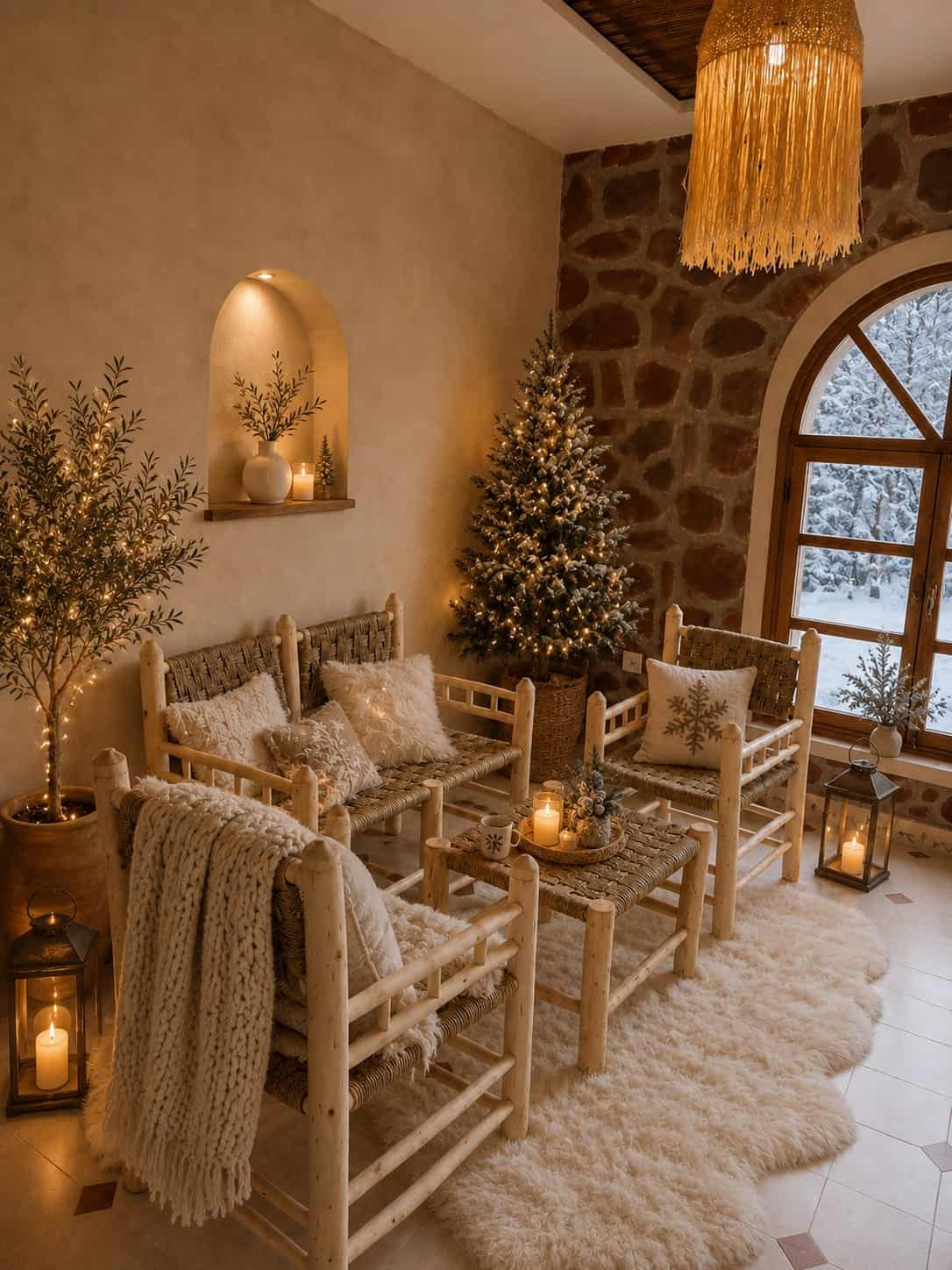 Salon artisanal chaleureux ZMN HOME